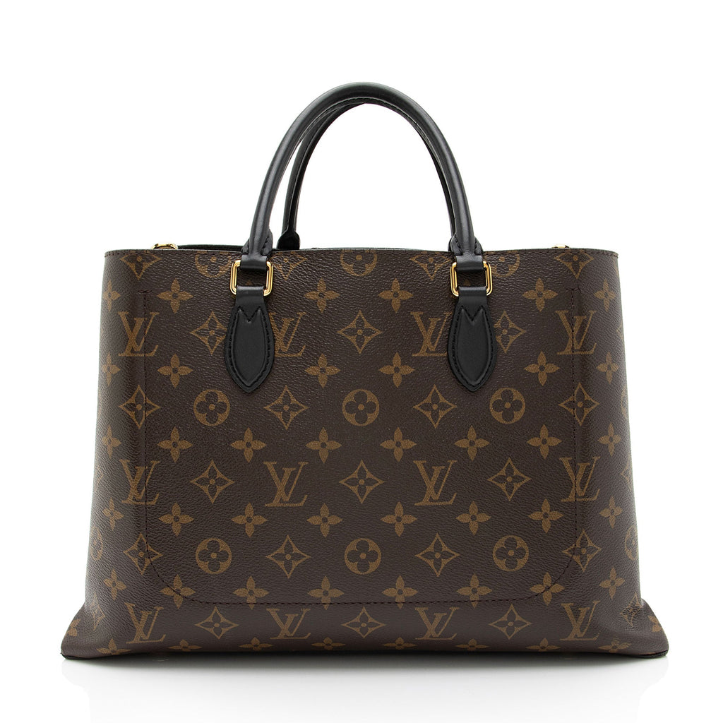 Louis Vuitton Monogram Canvas Flower Tote (SHF-peQLcU)
