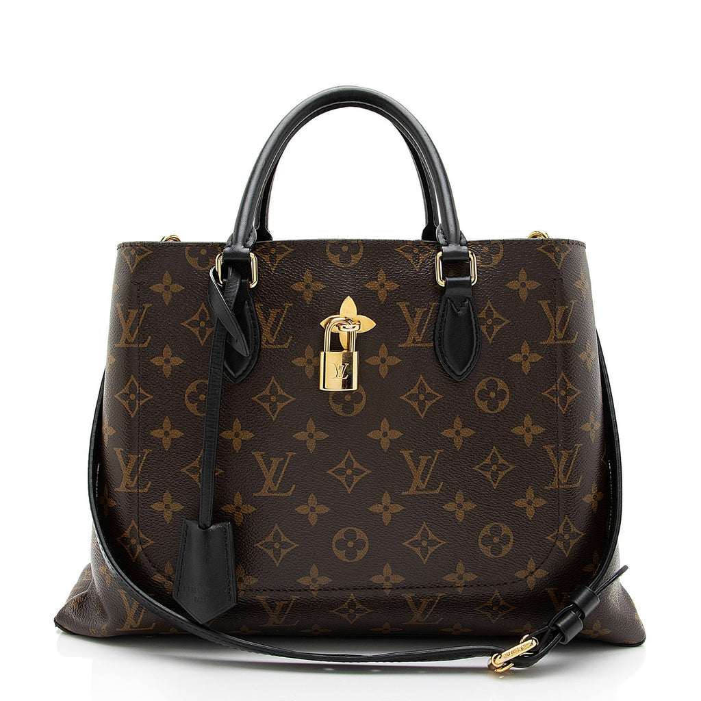 Louis Vuitton Monogram Canvas Flower Tote (SHF-peQLcU)