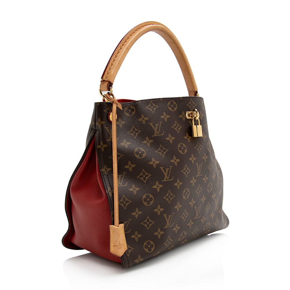 Louis Vuitton Monogram Canvas Gaia Shoulder Bag (SHF-21605)