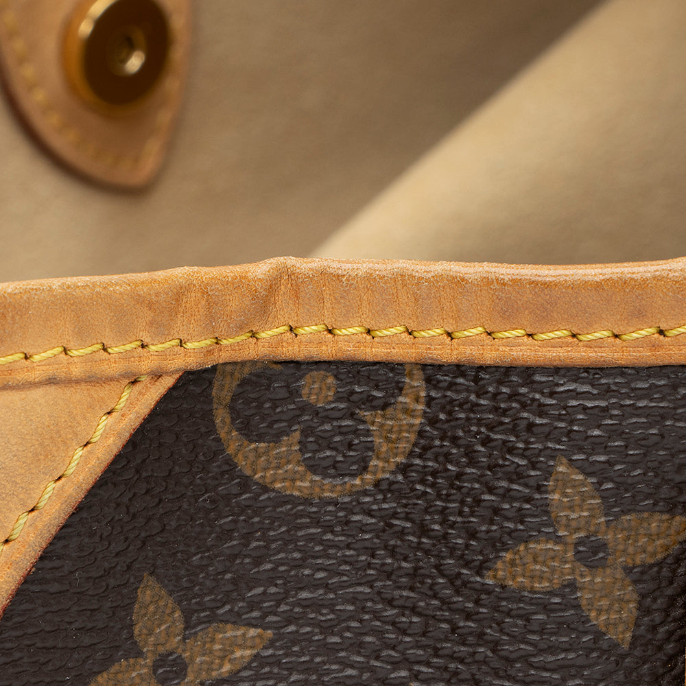 Louis Vuitton Monogram Canvas Galliera PM Shoulder Bag (SHF-21350)