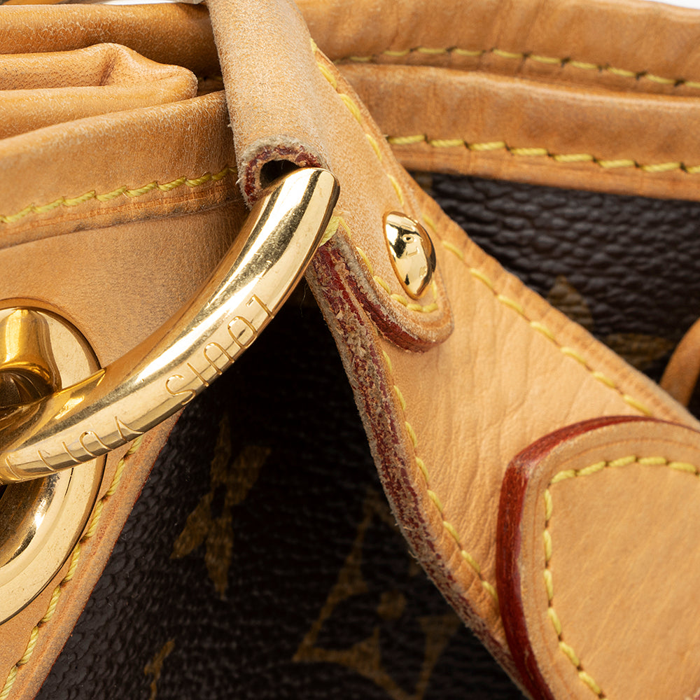 Louis Vuitton Monogram Canvas Galliera PM Shoulder Bag (SHF-21350)