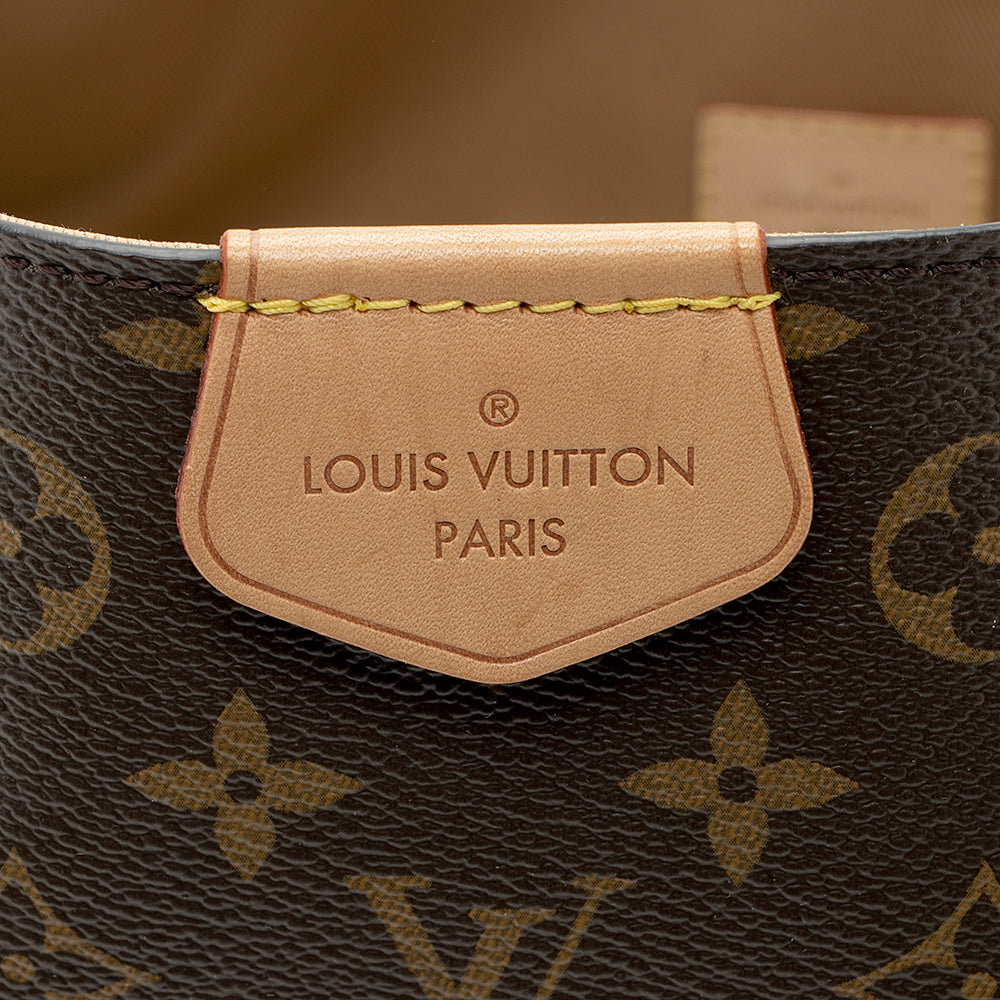 Louis Vuitton Monogram Canvas Graceful MM Hobo (SHF-21715)
