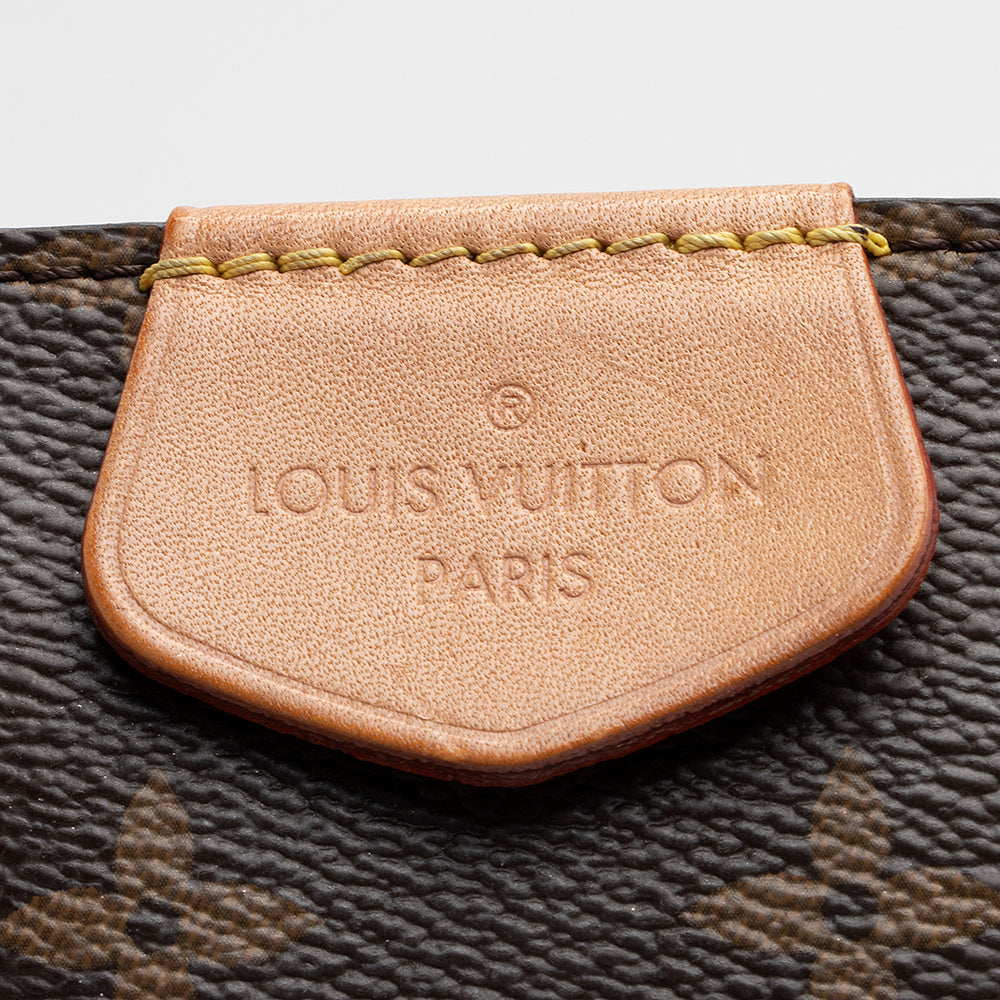 Louis Vuitton Monogram Canvas Graceful MM Hobo (SHF-22026)