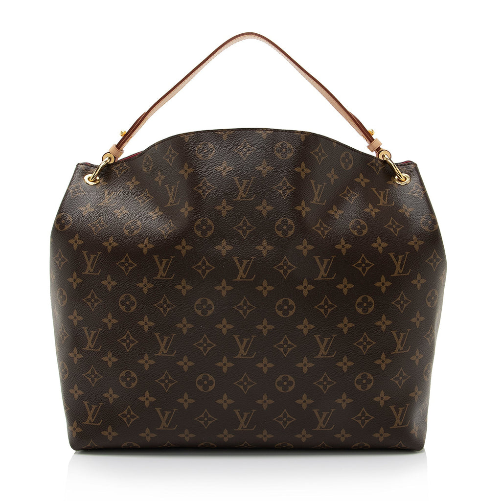 Louis Vuitton Monogram Canvas Graceful MM Hobo (SHF-fP3H5t)