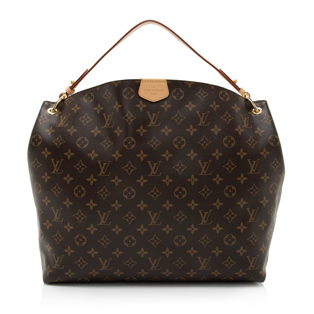 Louis Vuitton Monogram Canvas Graceful MM Hobo (SHF-fP3H5t)