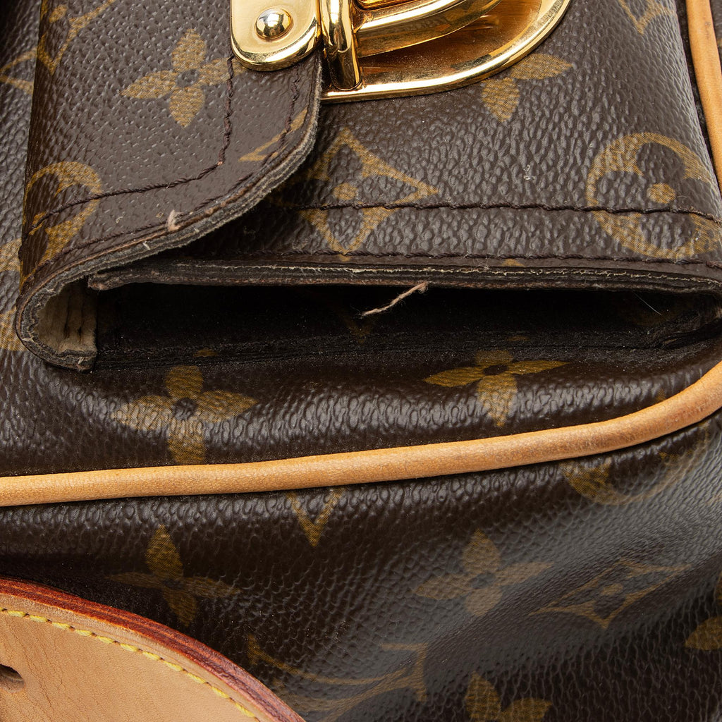 Louis Vuitton Monogram Canvas Hudson PM Shoulder Bag (SHF-23168)