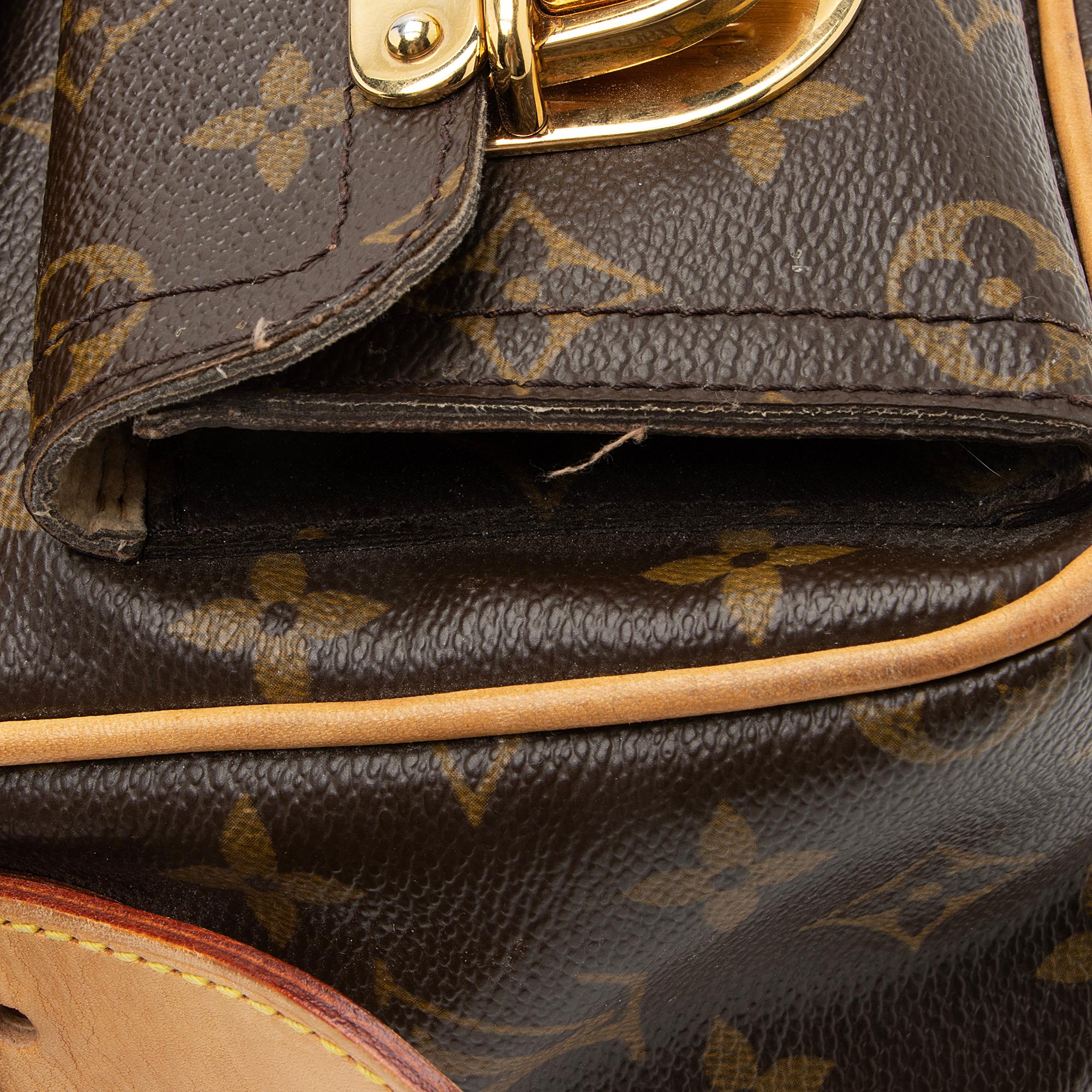 Louis Vuitton Monogram Canvas Hudson PM Shoulder Bag (SHF-23168)