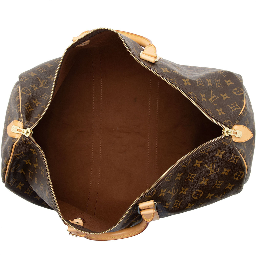 Louis Vuitton Monogram Canvas Keepall 50 Duffle Bag (SHF-2N6ZWx)