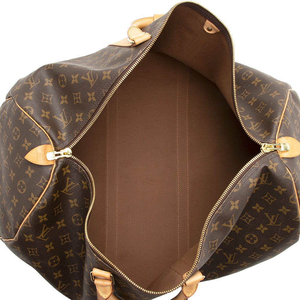 Louis Vuitton Monogram Canvas Keepall 55 Duffel Bag (SHF-20296)