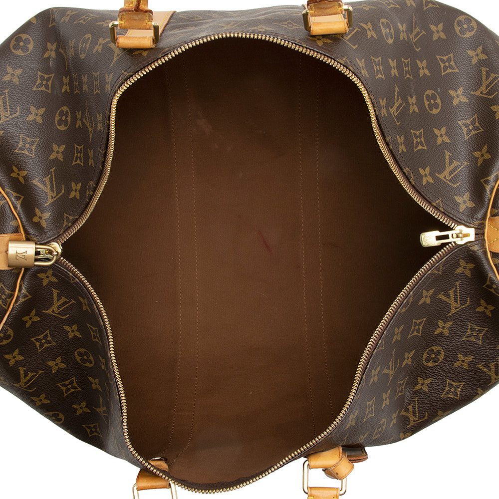 Louis Vuitton Monogram Canvas Keepall 55 Duffle Bag (SHF-22928)