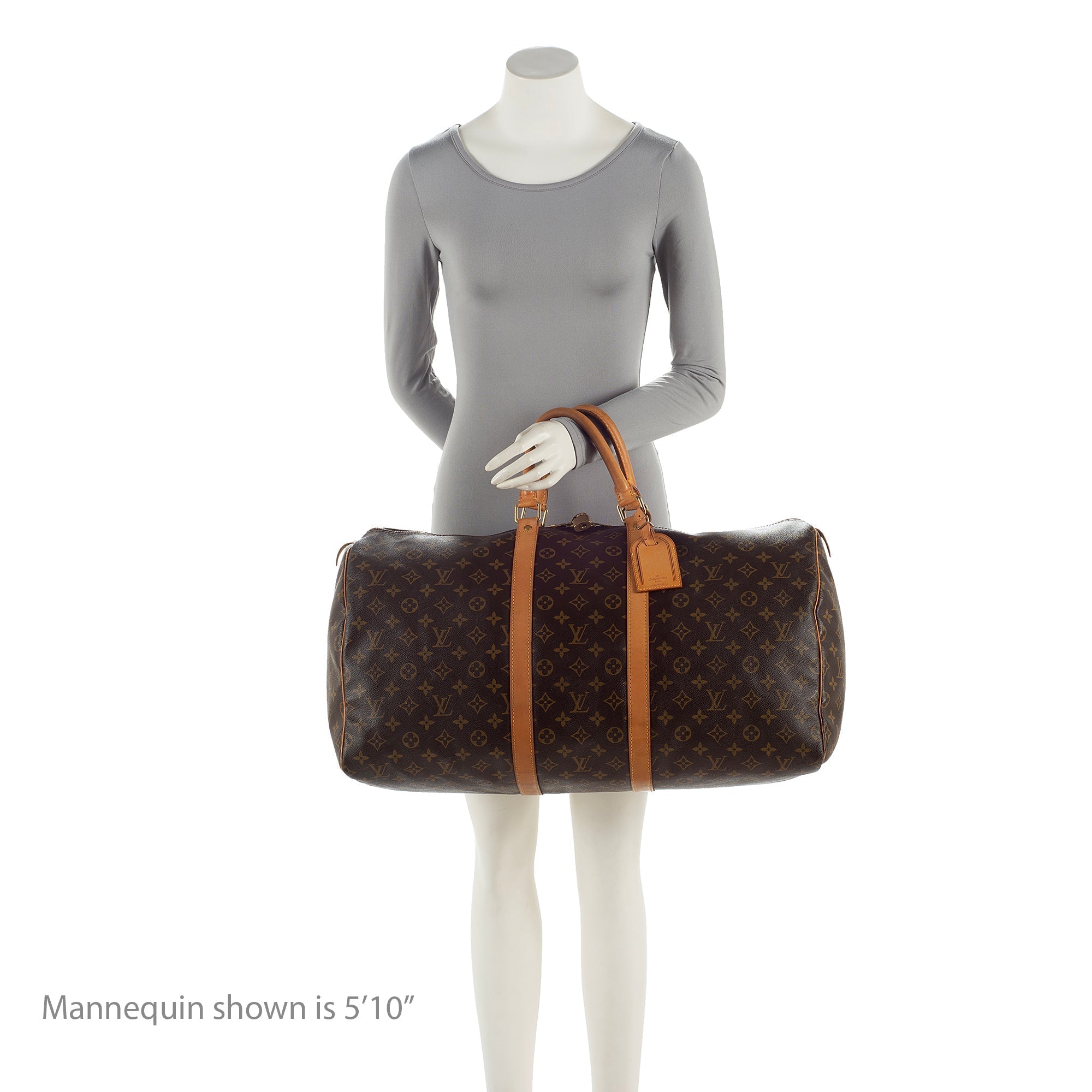 Louis Vuitton Monogram Canvas Keepall 55 Duffle Bag (SHF-22928)