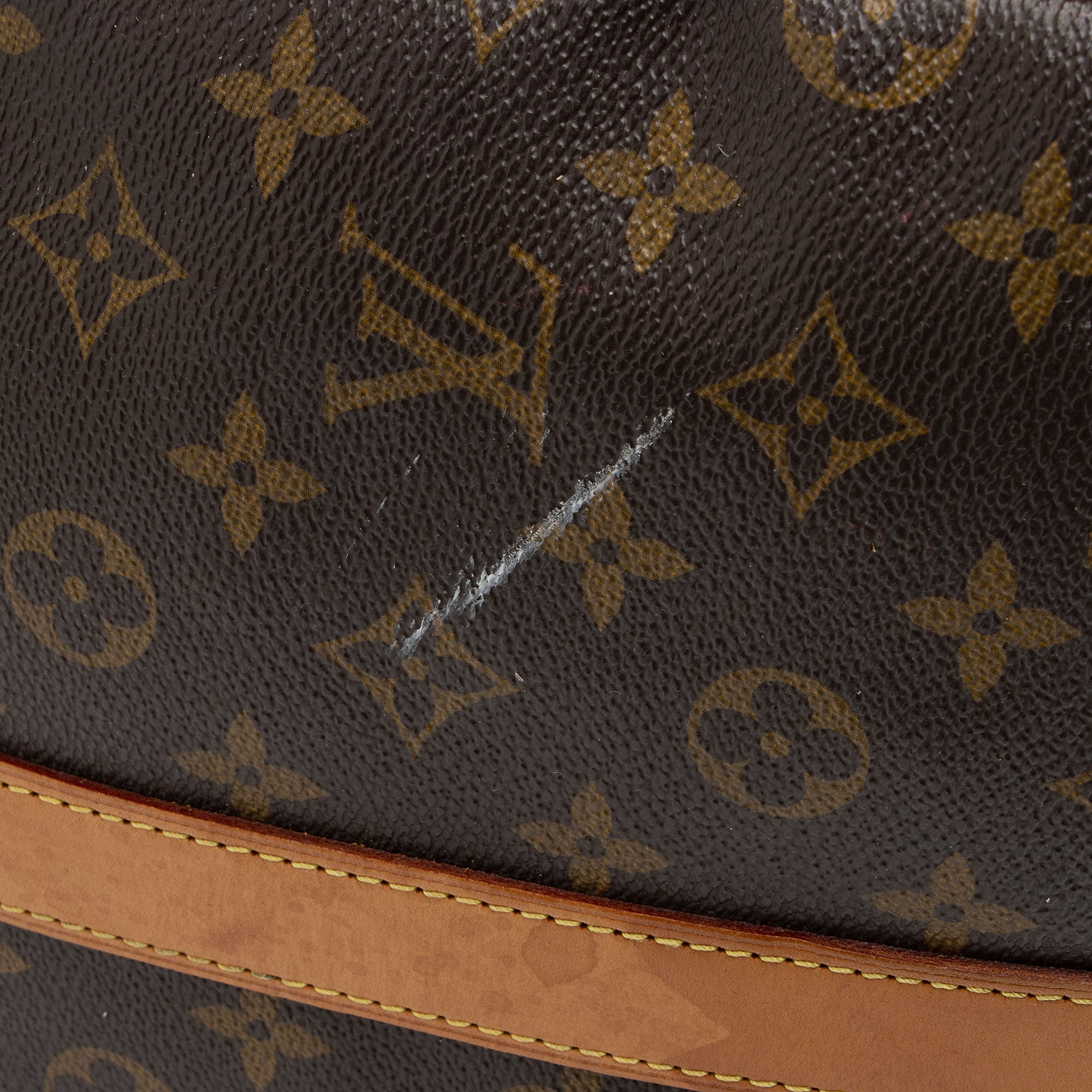 Louis Vuitton Monogram Canvas Keepall Bandouliere 55 Duffle Bag