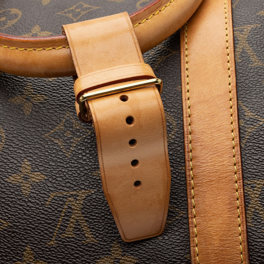 Louis Vuitton Monogram Canvas Keepall Bandouliere 55 Duffle Bag