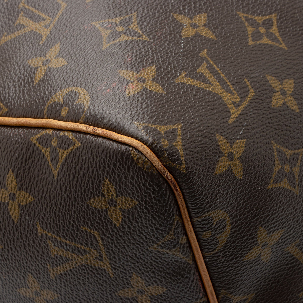 Louis Vuitton Monogram Canvas Keepall Bandouliere 55 Duffle Bag