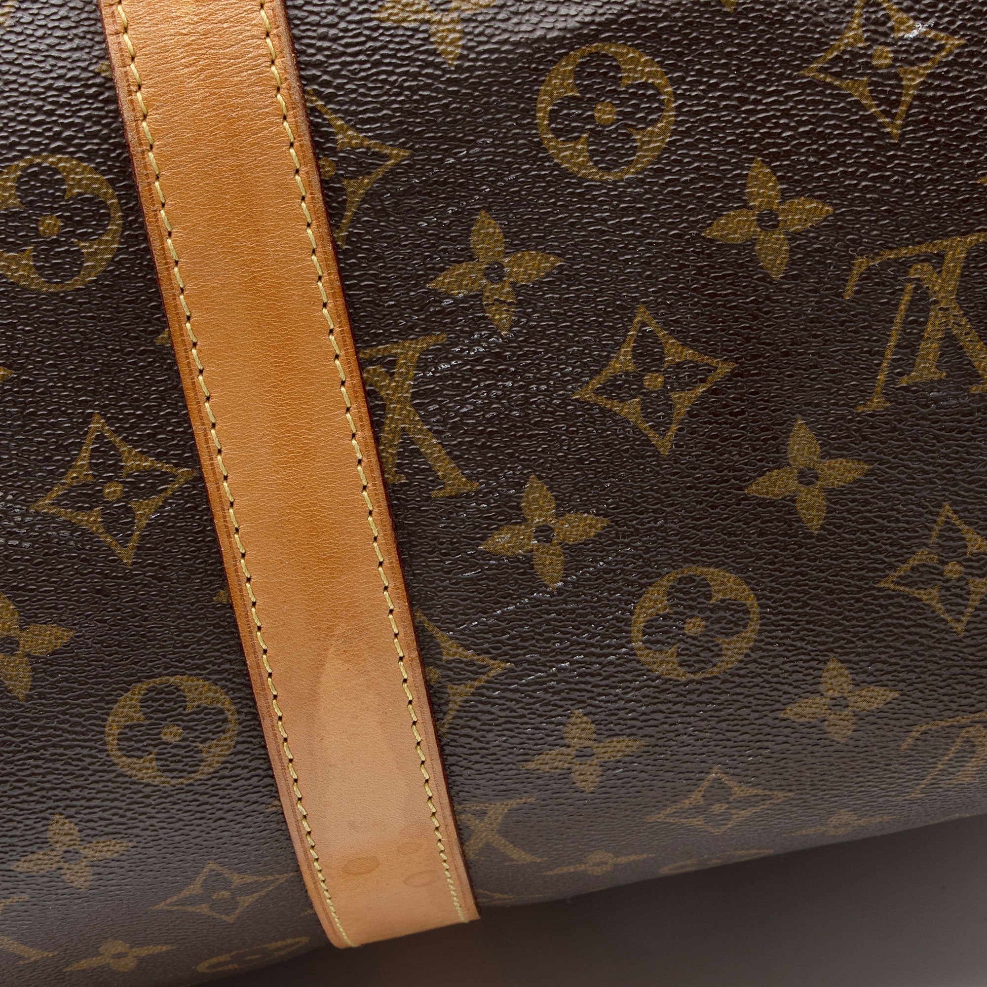 Louis Vuitton Monogram Canvas Keepall Bandouliere 55 Duffle Bag