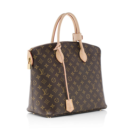 Louis Vuitton Monogram Canvas Lockit MM Satchel (SHF-LQ4Mlq)