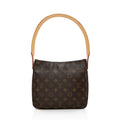 Louis Vuitton Monogram Canvas Looping MM Shoulder Bag (SHF-17160)