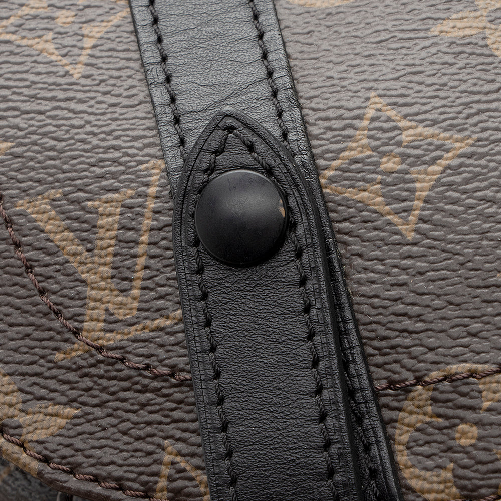 Louis Vuitton Monogram Canvas Macassar Christopher PM Backpack (SHF-21859)