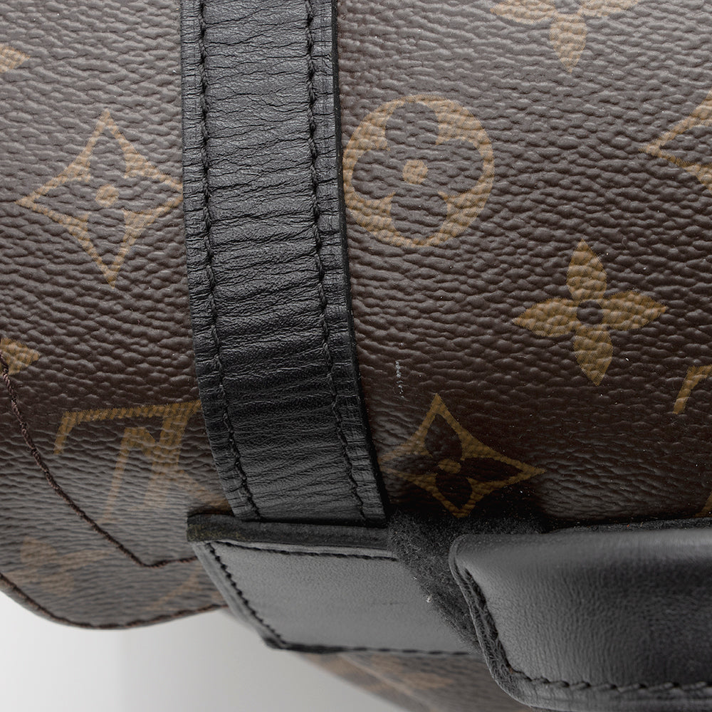 Louis Vuitton Monogram Canvas Macassar Christopher PM Backpack (SHF-21859)