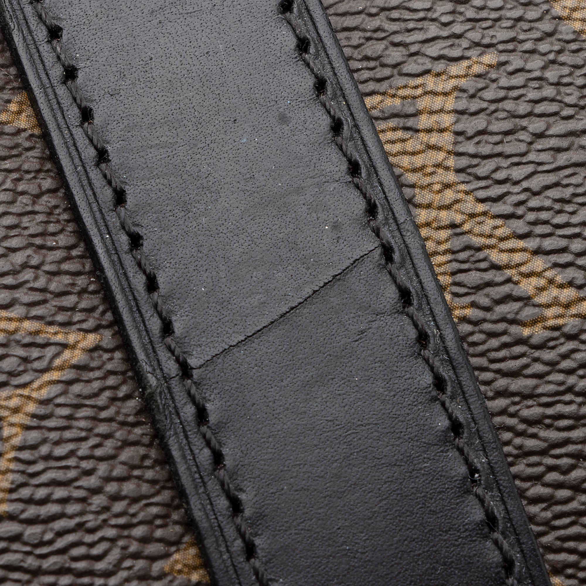 Louis Vuitton Monogram Canvas Macassar Keepall Bandouliere 55 Duffle Bag (SHF-22191)