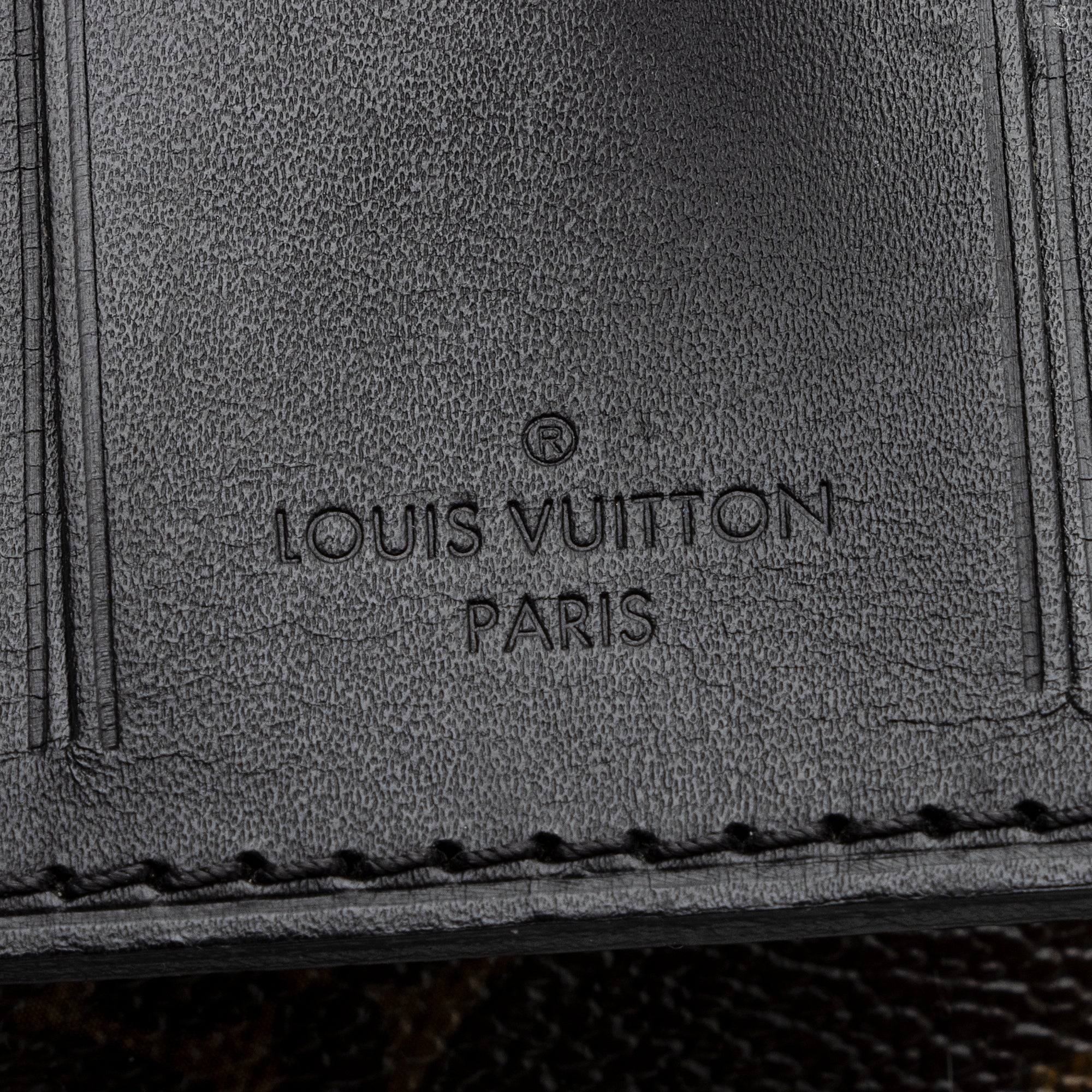 Louis Vuitton Monogram Canvas Macassar Keepall Bandouliere 55 Duffle Bag (SHF-22191)