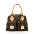 Louis Vuitton Monogram Canvas Manhattan PM Satchel (SHF-18932)