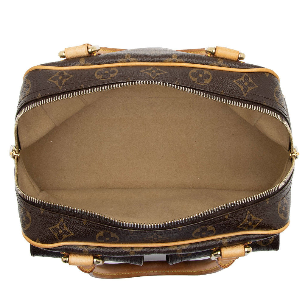 Louis Vuitton Monogram Canvas Manhattan PM Satchel (SHF-ZABdGZ)