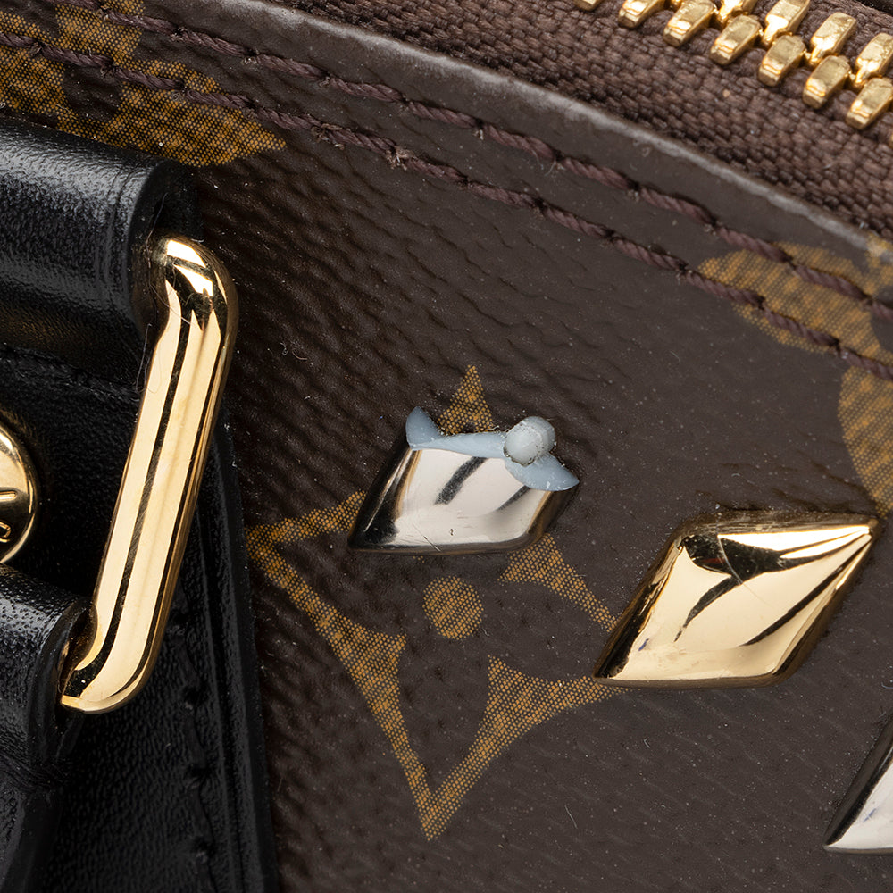 Louis Vuitton Monogram Canvas Metal Stones Alma PM Satchel (SHF-20970)