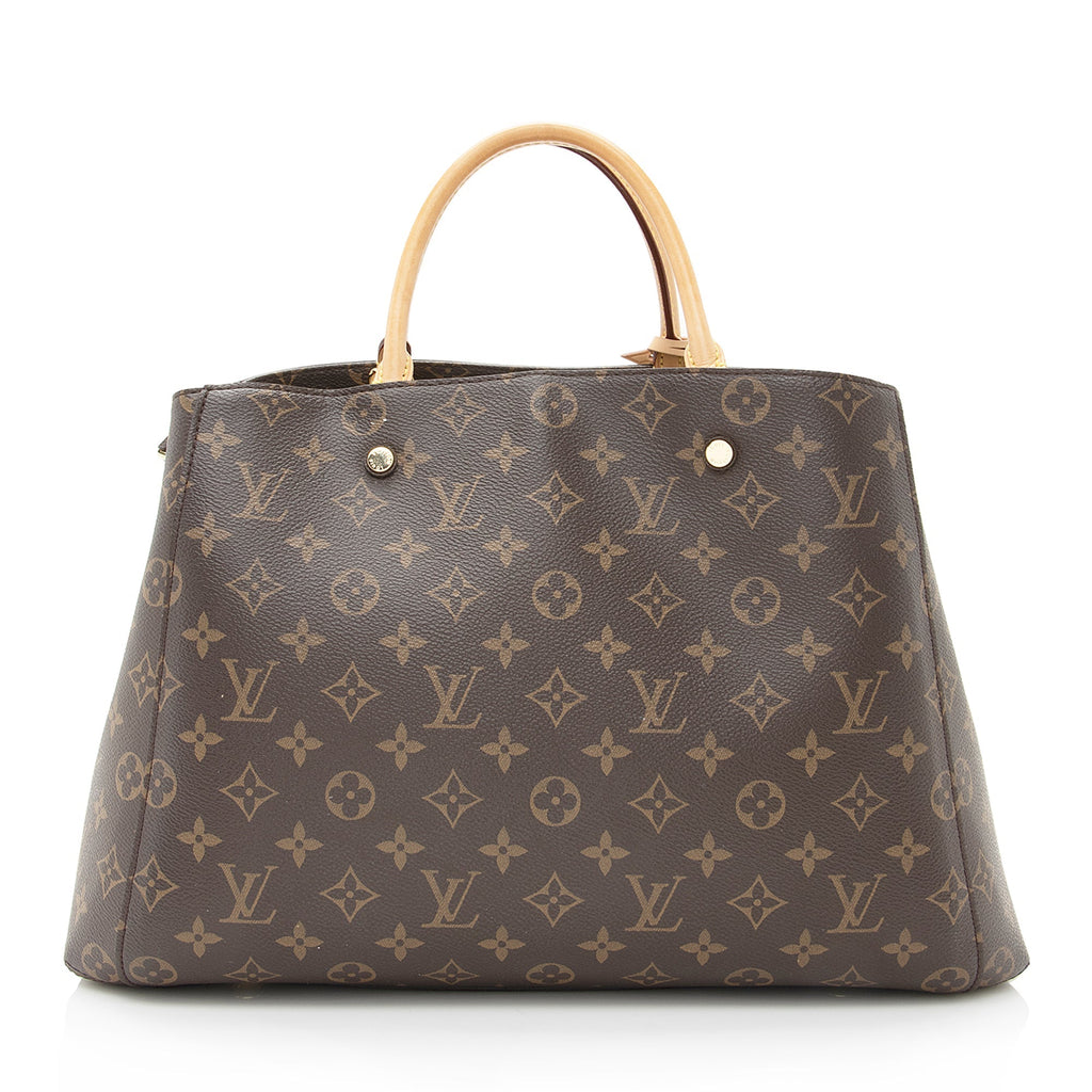 Louis Vuitton Monogram Canvas Montaigne GM Tote (SHF-22574)