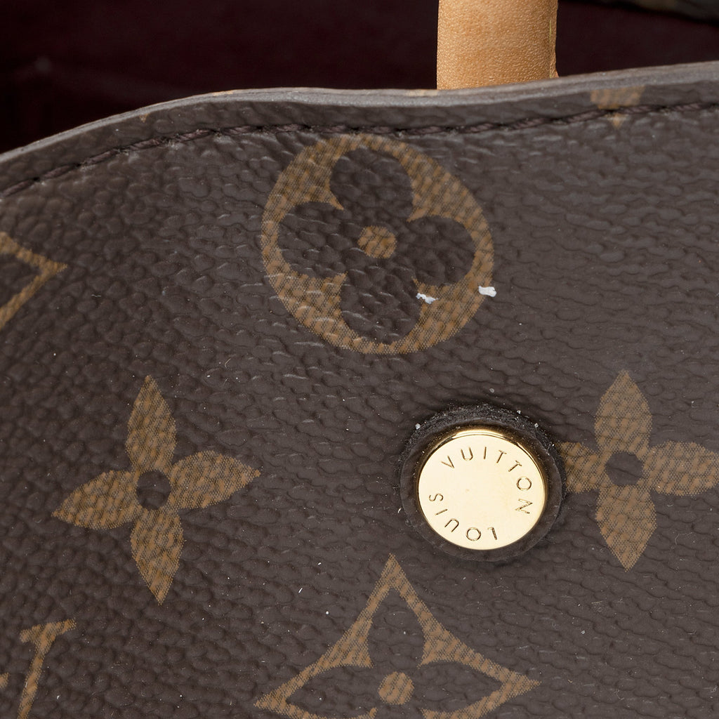 Louis Vuitton Monogram Canvas Montaigne GM Tote (SHF-22574)