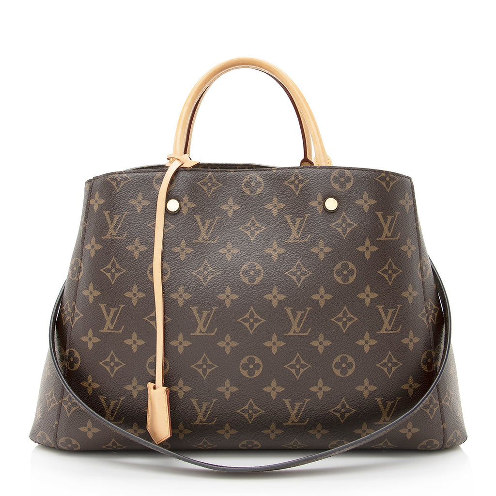 Louis Vuitton Monogram Canvas Montaigne GM Tote (SHF-22574)