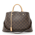 Louis Vuitton Monogram Canvas Montaigne GM Tote (SHF-22574)