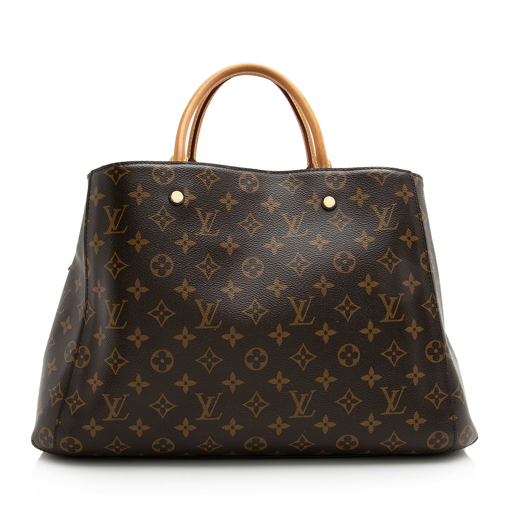 Louis Vuitton Monogram Canvas Montaigne GM Tote (SHF-22346)