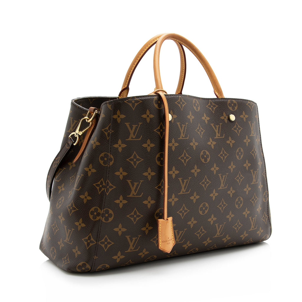 Louis Vuitton Monogram Canvas Montaigne GM Tote (SHF-22346)