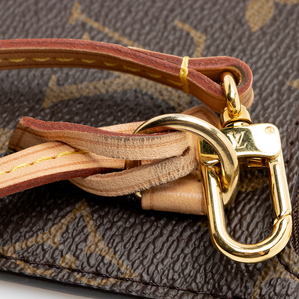 Louis Vuitton Monogram Canvas Neverfull MM Pochette (SHF-20266)