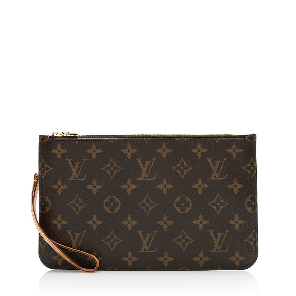 Louis Vuitton Monogram Canvas Neverfull MM Pochette (SHF-21713)