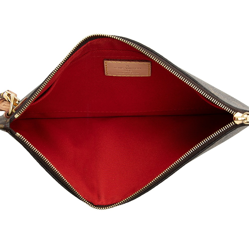 Louis Vuitton Monogram Canvas Neverfull MM Pochette (SHF-21713)