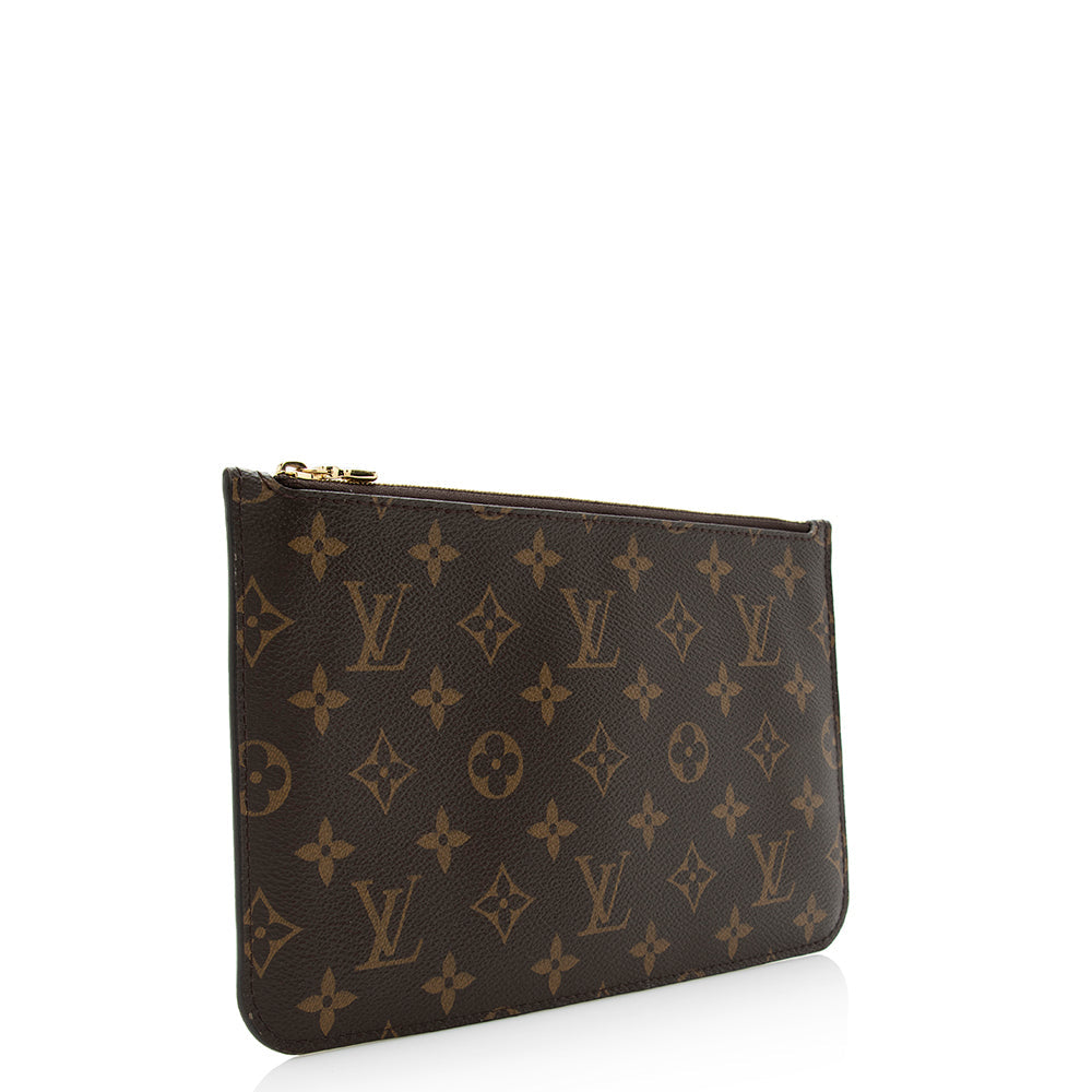 Louis Vuitton Monogram Canvas Neverfull MM Pochette (SHF-21713)