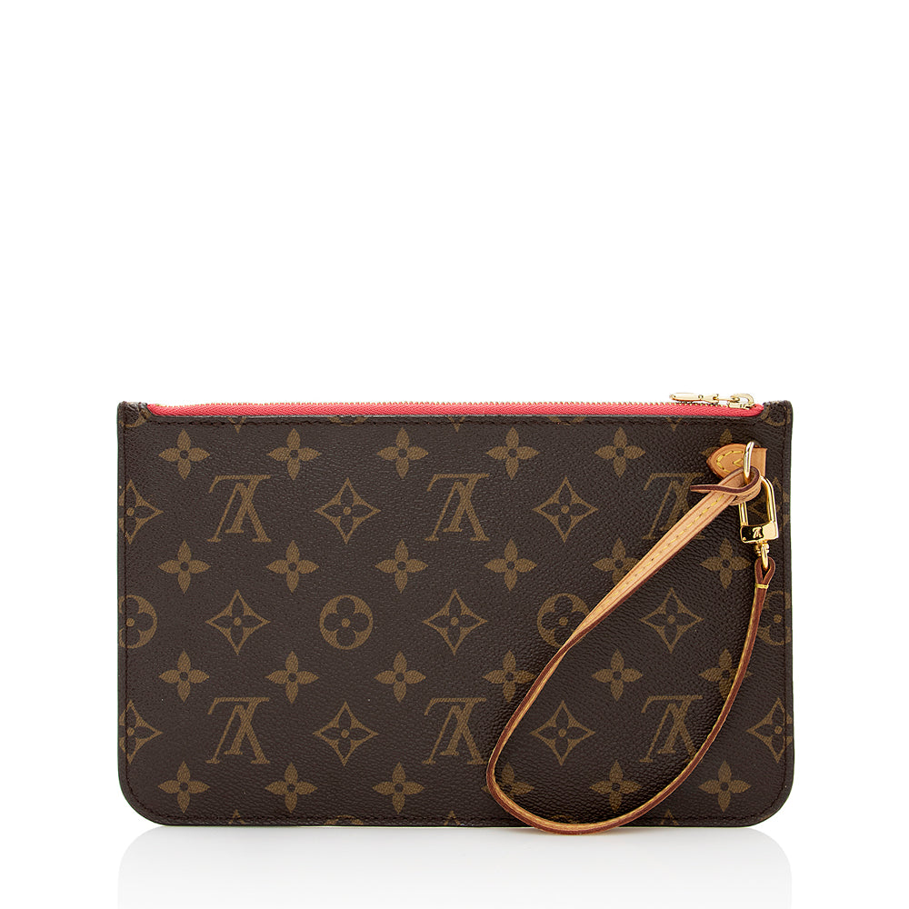 Louis Vuitton Monogram Canvas Neverfull MM Pochette (SHF-21783)