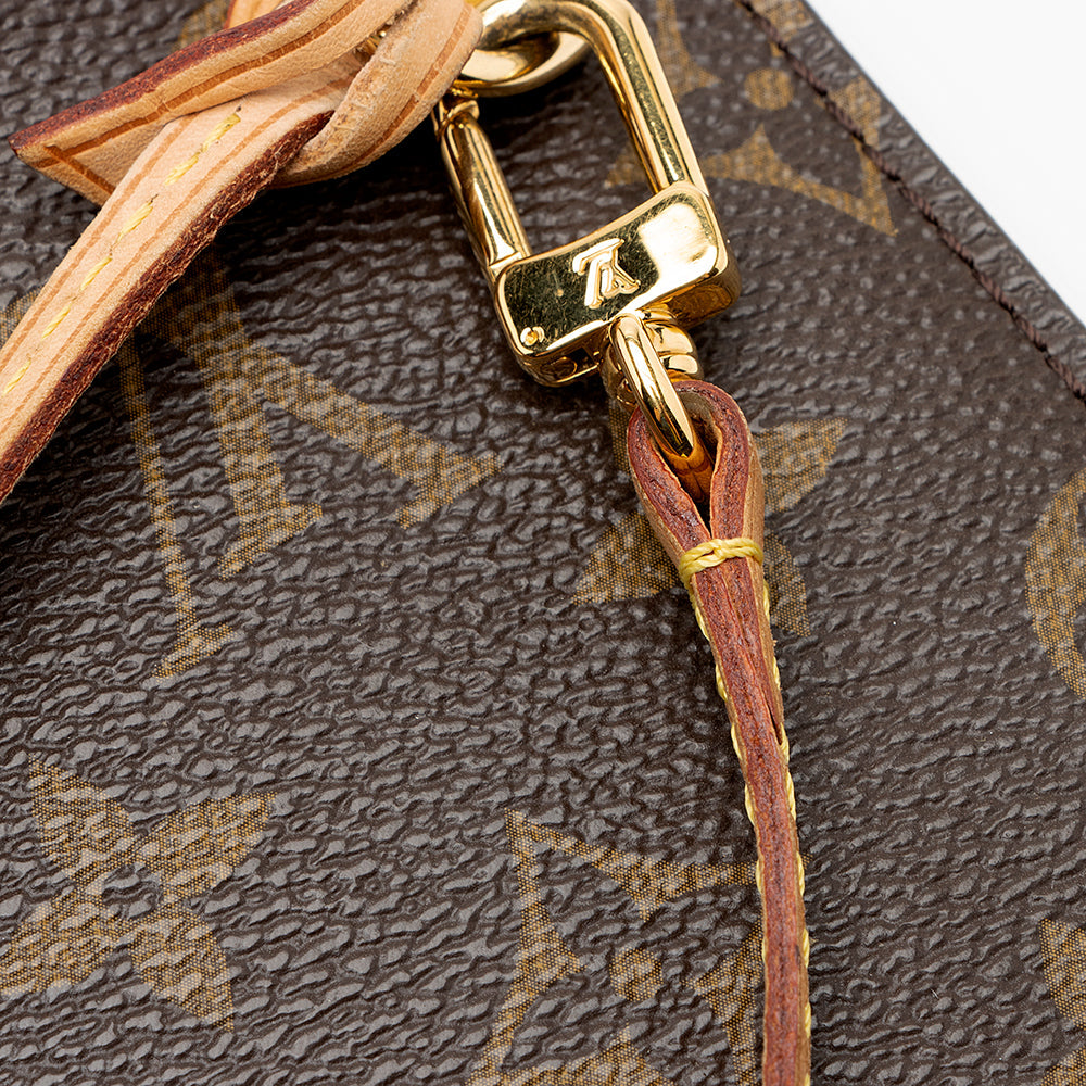 Louis Vuitton Monogram Canvas Neverfull MM Pochette (SHF-21783)