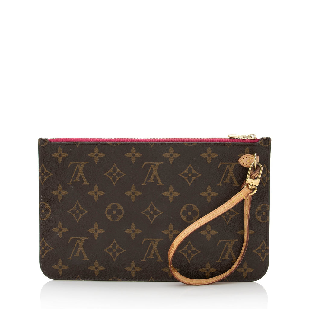 Louis Vuitton Monogram Canvas Neverfull MM Pochette (SHF-22858)