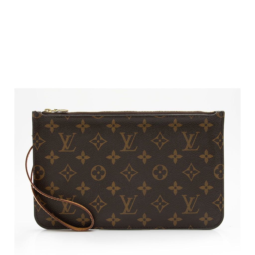 Louis Vuitton Monogram Canvas Neverfull MM Pochette (SHF-23815)