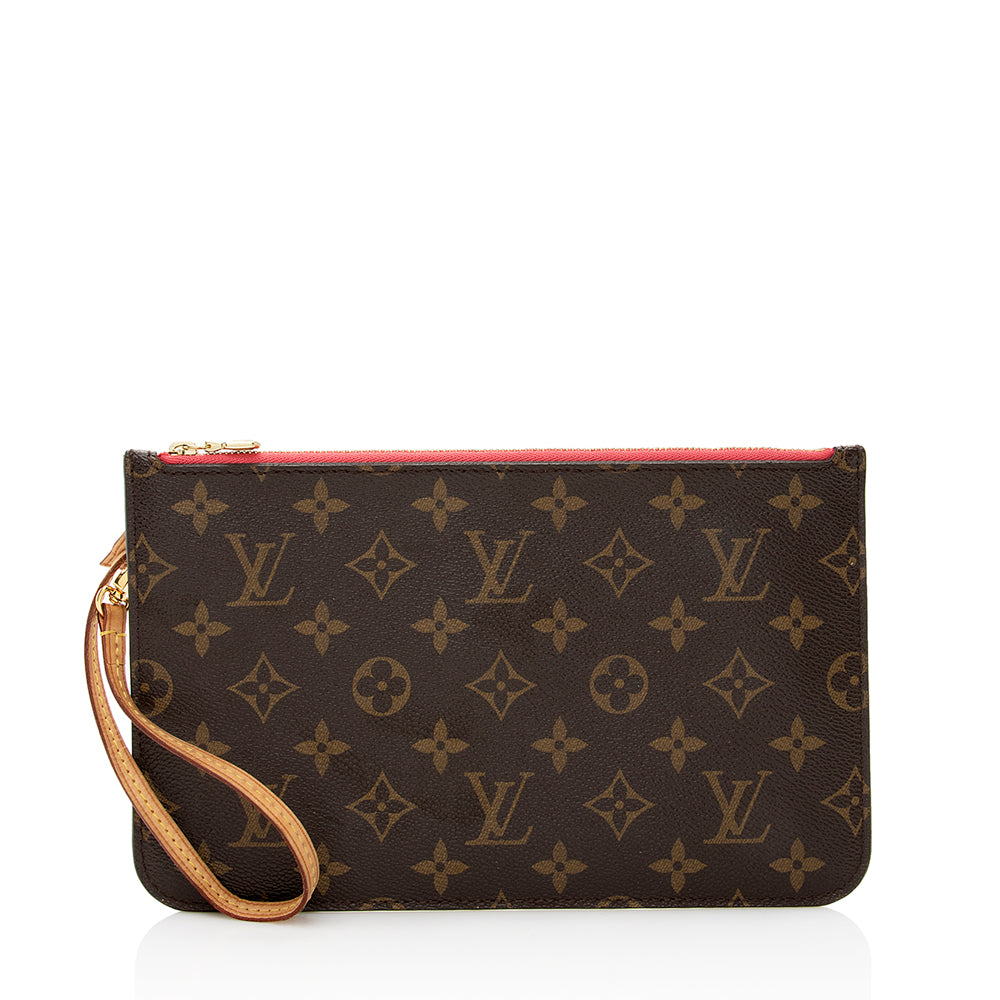 Louis Vuitton Monogram Canvas Neverfull MM Pochette (SHF-clhLgy)