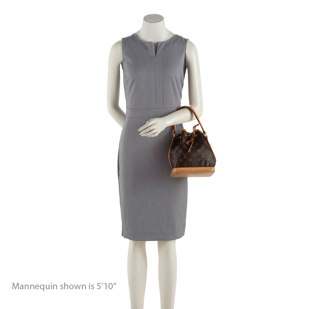 Louis Vuitton Monogram Canvas Petite Noe Shoulder Bag (SHF-18825)