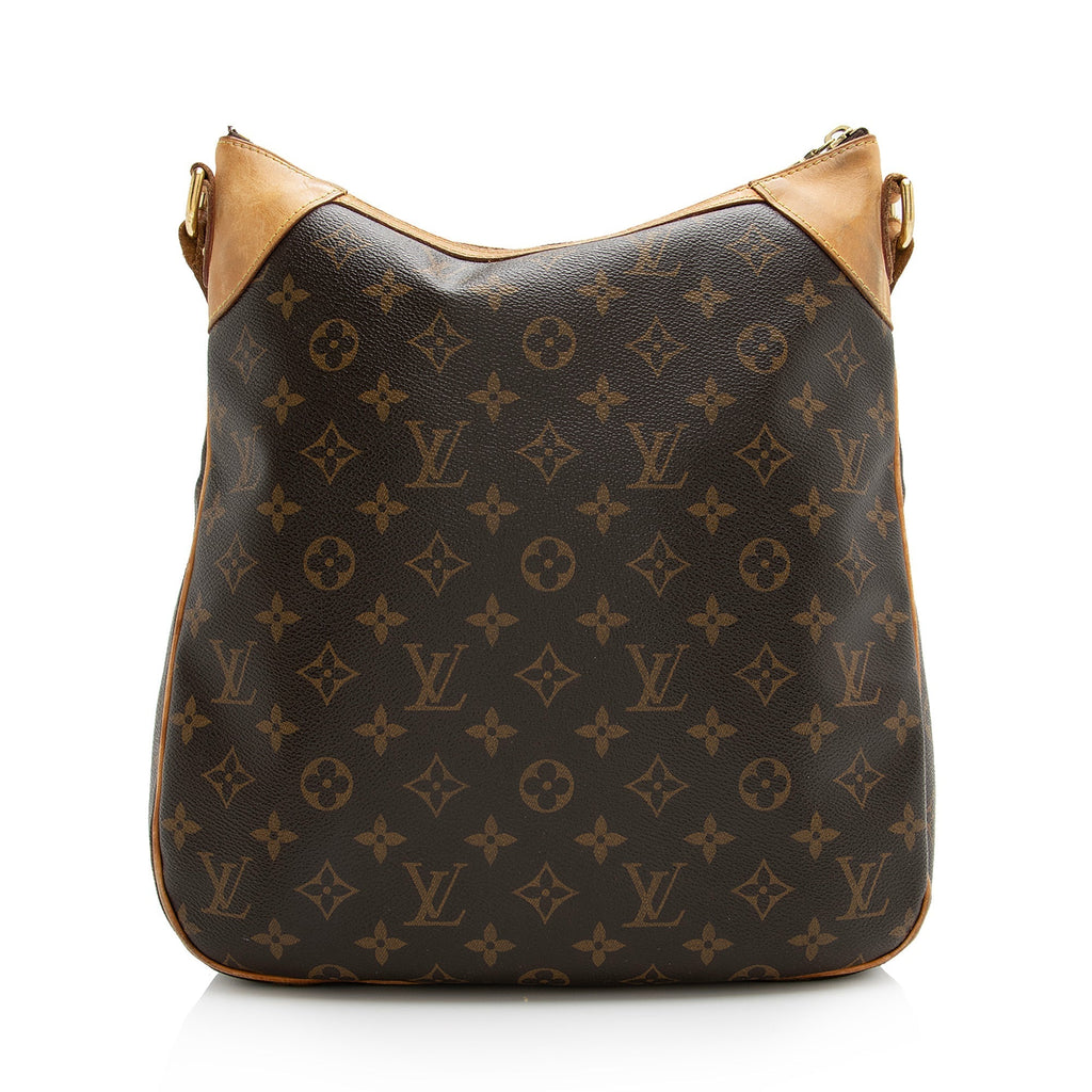 Louis Vuitton Monogram Canvas Odeon MM Shoulder Bag (SHF-22493)