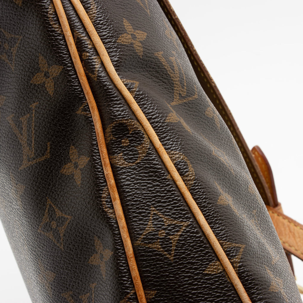 Louis Vuitton Monogram Canvas Odeon MM Shoulder Bag (SHF-22493)