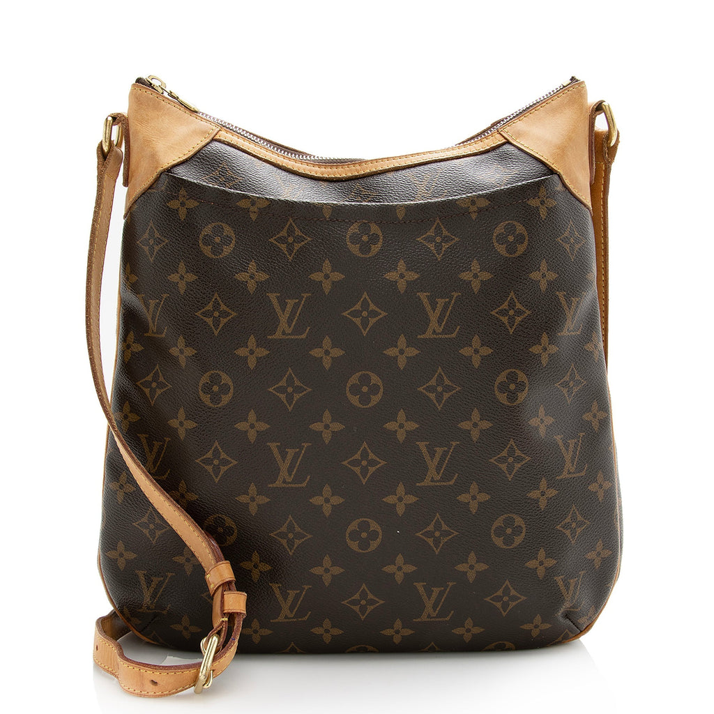 Louis Vuitton Monogram Canvas Odeon MM Shoulder Bag (SHF-22493)