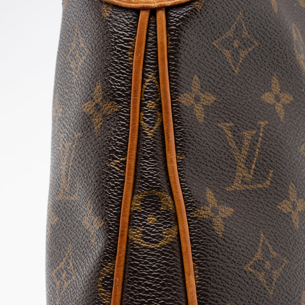 Louis Vuitton Monogram Canvas Odeon MM Shoulder Bag (SHF-85TFcL)