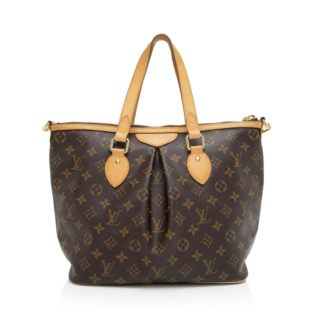 Louis Vuitton Monogram Canvas Palermo PM Tote (SHF-7STe5d)
