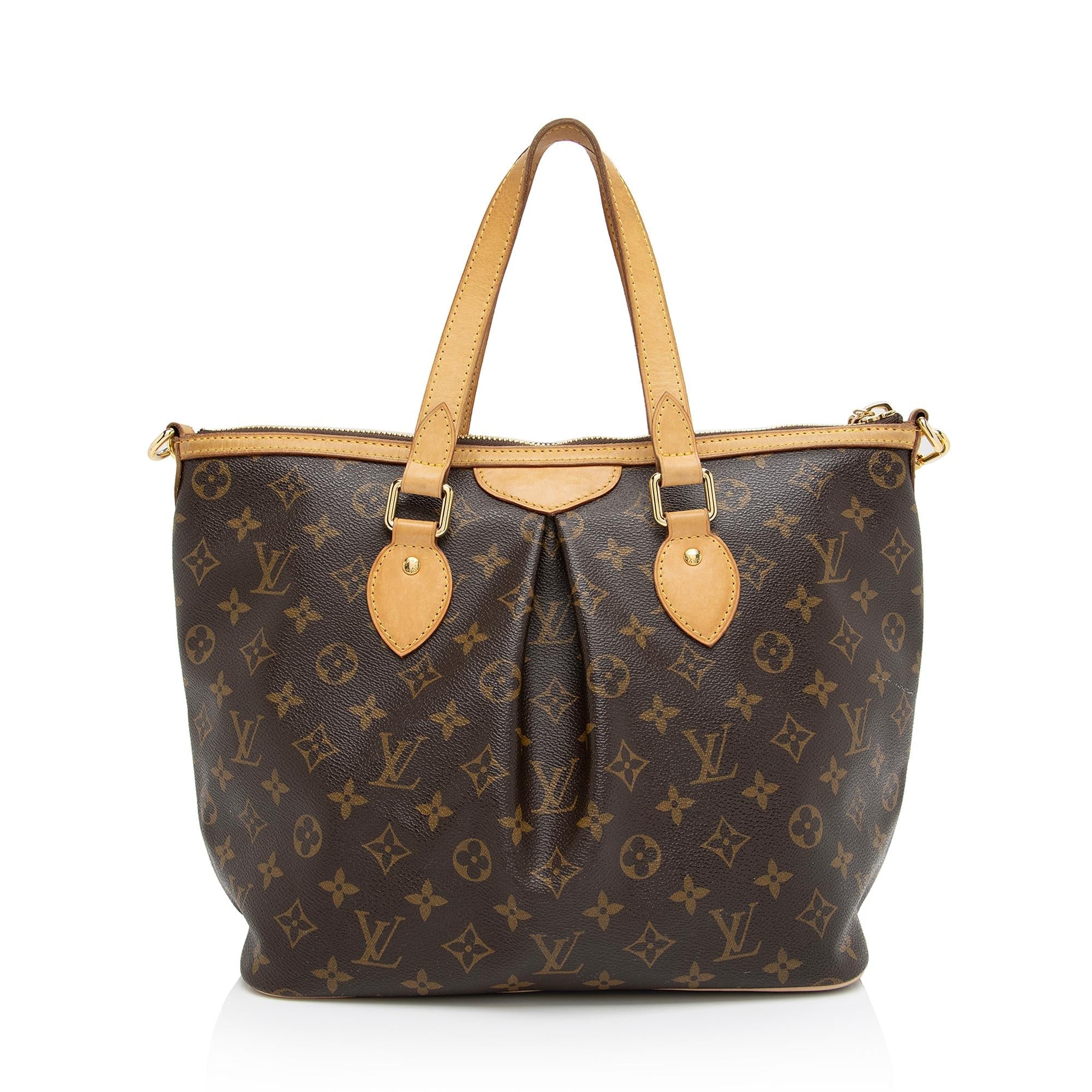 Louis Vuitton Monogram Canvas Palermo PM Tote (SHF-7STe5d)
